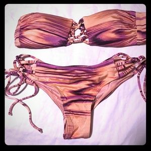 Victoria's Secret laced bandeau top